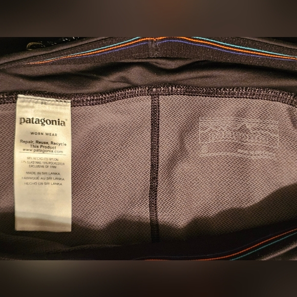 Patagonia Peak Mission Tight Womens Black Leggings Outdoor Running Size Small - Picture 6 of 6